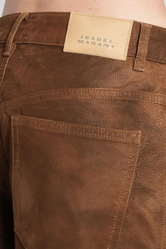 25FW 이자벨마랑에뚜왈 데님 팬츠 424801 PA0556FA C3B01E BROWN - ISABEL MARANT ETOILE