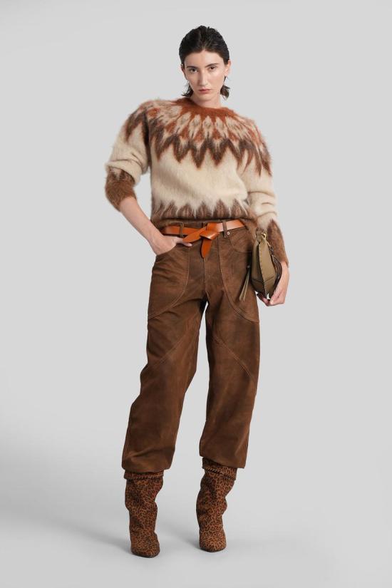 25FW 이자벨마랑에뚜왈 데님 팬츠 424801 PA0556FA C3B01E BROWN - ISABEL MARANT ETOILE