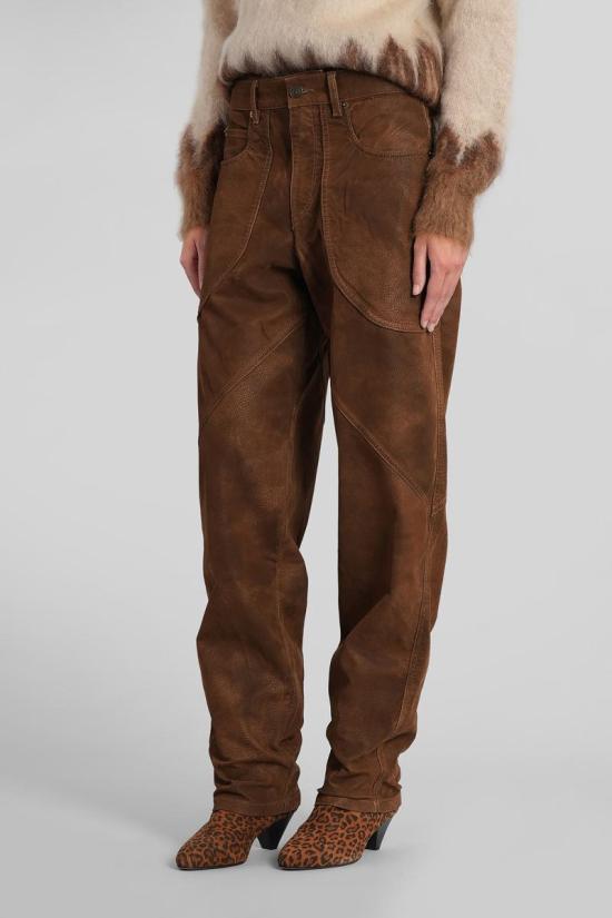 25FW 이자벨마랑에뚜왈 데님 팬츠 424801 PA0556FA C3B01E BROWN - ISABEL MARANT ETOILE
