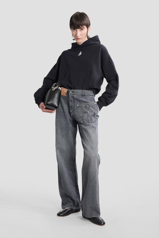 25FW JW앤더슨 스웨터 423256 JW0216PG1719 Black - JW ANDERSON