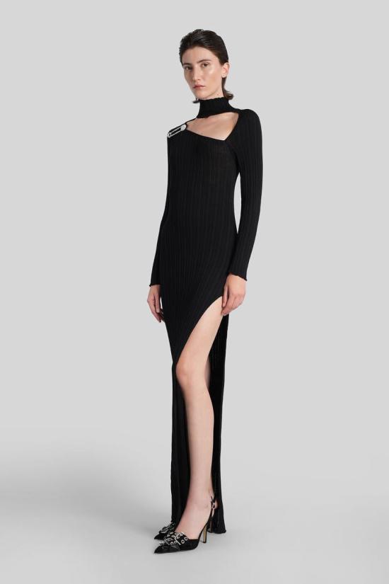 25FW 쥬세페 디 모라비토 롱 원피스 424380 05FWKND36705357 Black - GIUSEPPE DI MORABITO