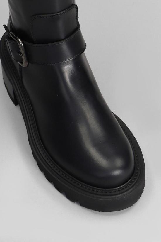 25FW 비아로마 부츠 423818 3864 Black - VIA ROMA