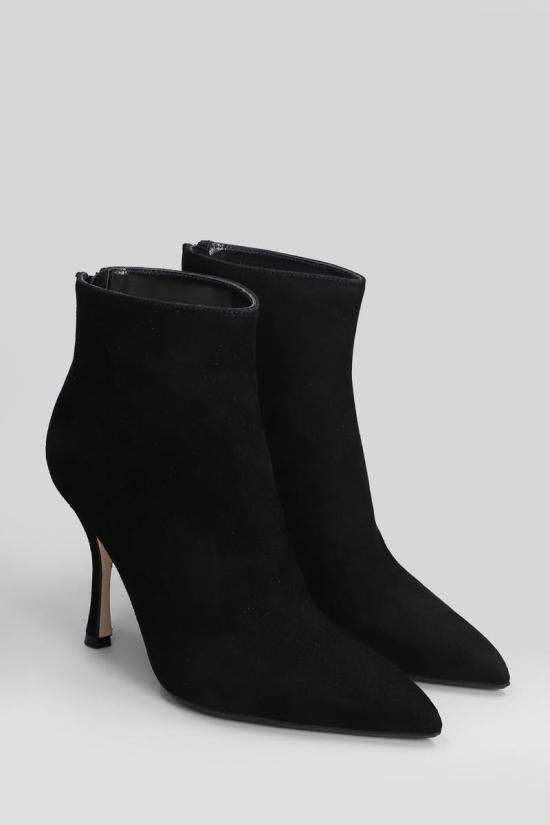 25FW 안나에프 뮬/슬리퍼 428855 9984 Black - ANNA F.