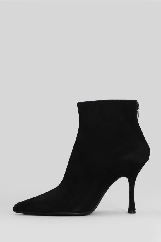 25FW 안나에프 뮬/슬리퍼 428855 9984 Black - ANNA F.