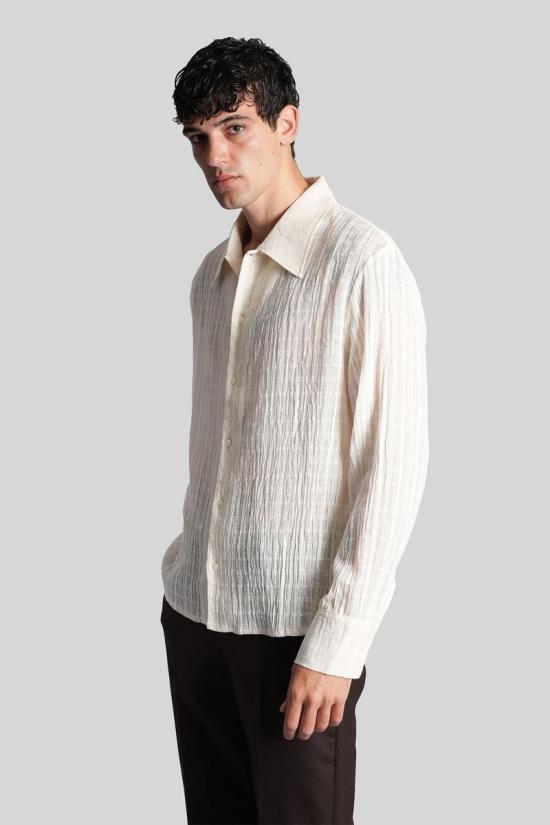 25FW 세퍼 긴팔 셔츠 427075 MSS25IGNACIOCLO Beige - SEFR