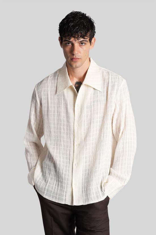 25FW 세퍼 긴팔 셔츠 427075 MSS25IGNACIOCLO Beige