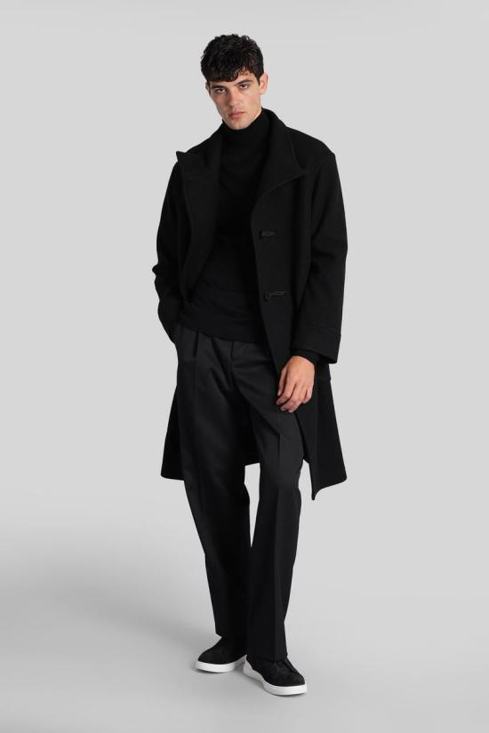 25FW 발렌타인 터틀넥 427687 B2P002 16W02 Black - BALLANTYNE