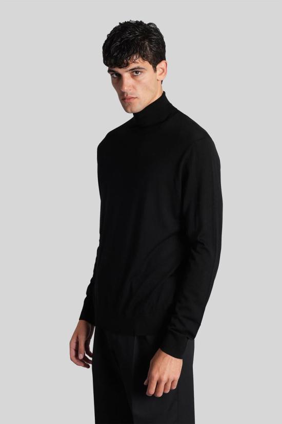 25FW 발렌타인 터틀넥 427687 B2P002 16W02 Black - BALLANTYNE