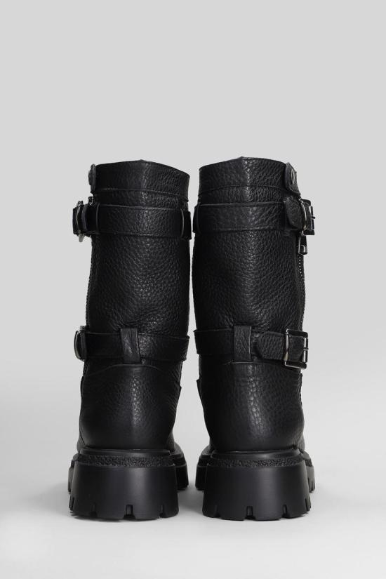 25FW 지젤 모아레 부츠 426205 NORVEGIA Black - GISEL MOIRE