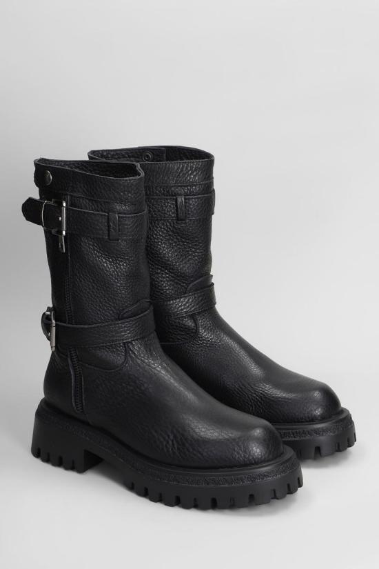 25FW 지젤 모아레 부츠 426205 NORVEGIA Black - GISEL MOIRE