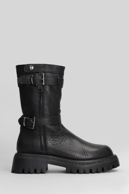 25FW 지젤 모아레 부츠 426205 NORVEGIA Black