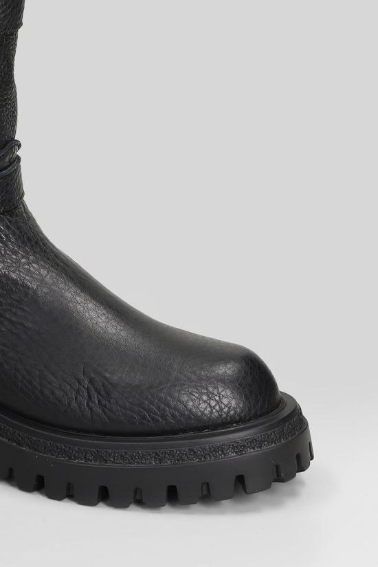 25FW 지젤 모아레 부츠 426205 NORVEGIA Black - GISEL MOIRE