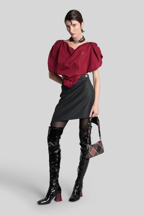 25FW 비비안웨스트우드 반팔 티셔츠 426363 1505000J W009Q RED - VIVIENNE WESTWOOD