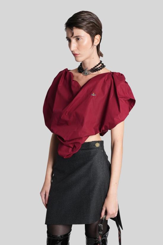 25FW 비비안웨스트우드 반팔 티셔츠 426363 1505000J W009Q RED - VIVIENNE WESTWOOD