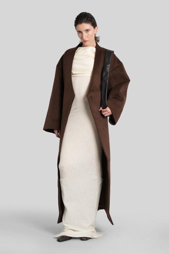 25FW 엔타이어 스튜디오 롱 원피스 425864 ESW W25 6022 Beige - ENTIRE STUDIOS