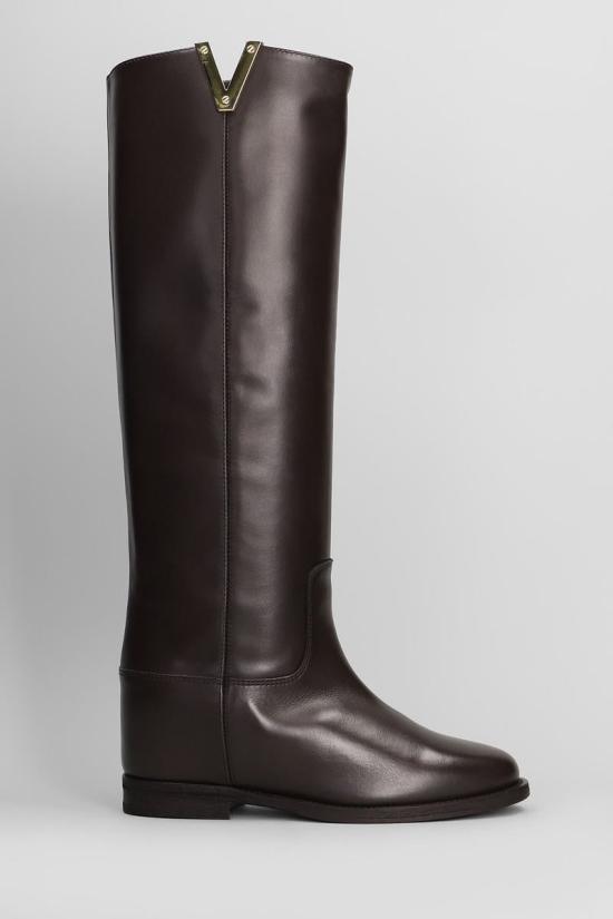 25FW 비아로마 부츠 423833 2568 Brown