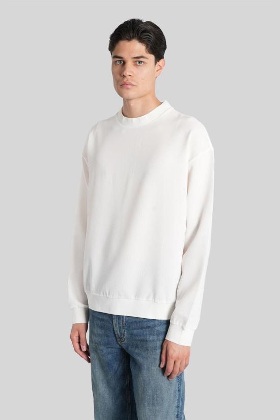 25FW 엠포리오 아르마니 스웨터 424964 EM003477TE14101 WHITE - EMPORIO ARMANI