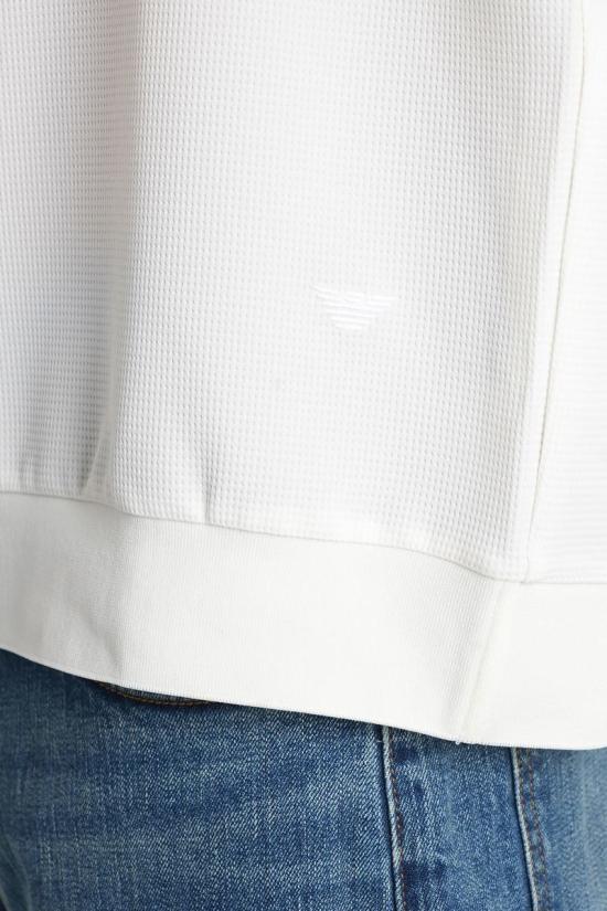 25FW 엠포리오 아르마니 스웨터 424964 EM003477TE14101 WHITE - EMPORIO ARMANI