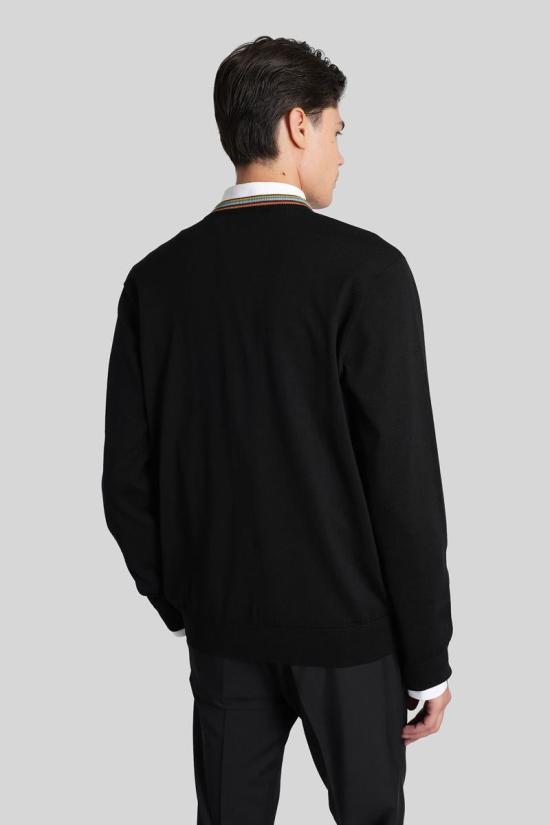 25FW 폴 스미스 스웨터 424330 M1R 250Z P02094 Black - PAUL SMITH