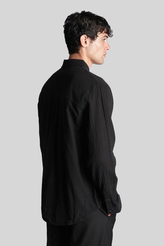 25FW 세퍼 긴팔 셔츠 427076 FW23LEOLIG Black - SEFR