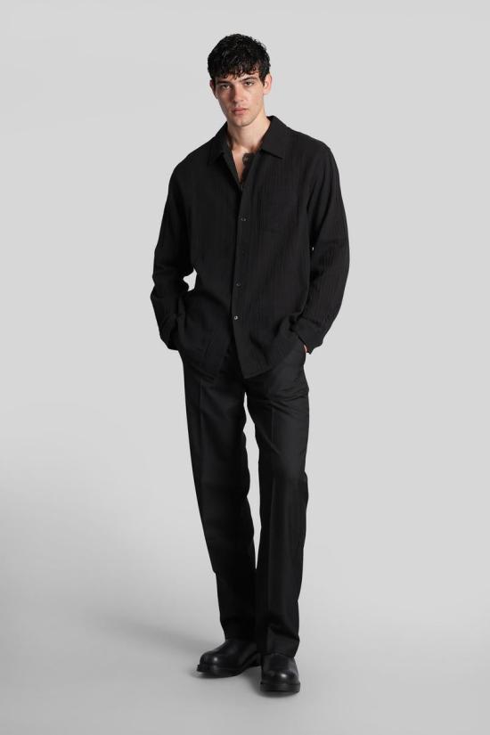 25FW 세퍼 긴팔 셔츠 427076 FW23LEOLIG Black - SEFR