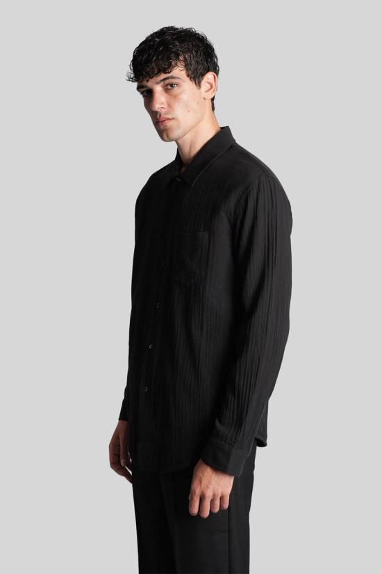 25FW 세퍼 긴팔 셔츠 427076 FW23LEOLIG Black - SEFR