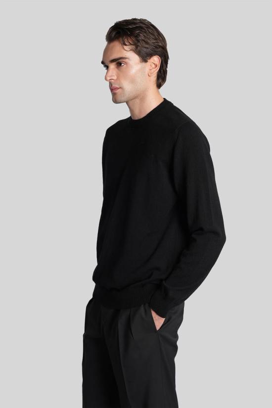 25FW 알파스튜디오 스웨터 429552 AU 3155C Black - ALPHA STUDIO