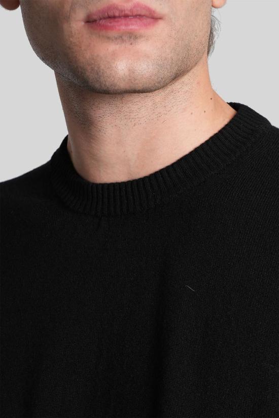 25FW 알파스튜디오 스웨터 429552 AU 3155C Black - ALPHA STUDIO