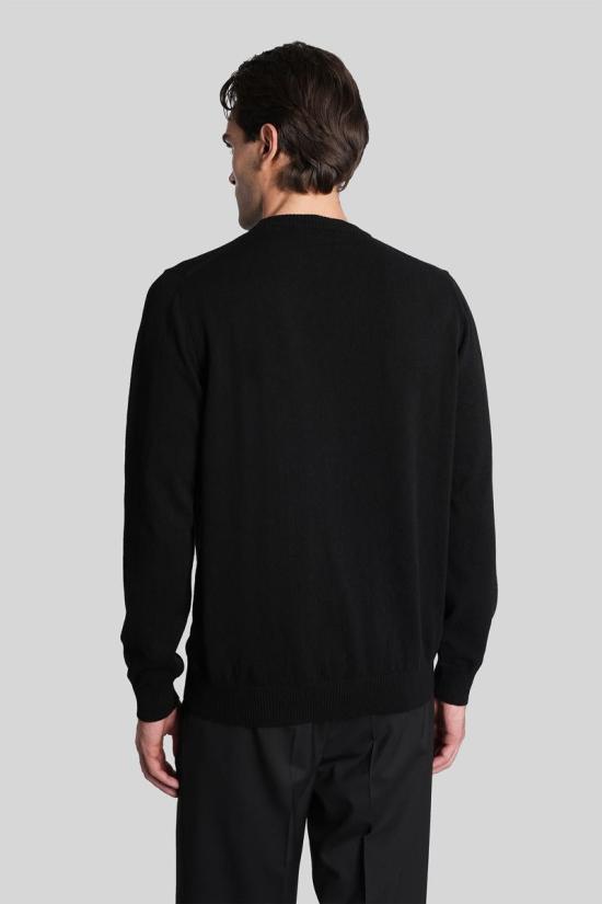 25FW 알파스튜디오 스웨터 429552 AU 3155C Black - ALPHA STUDIO