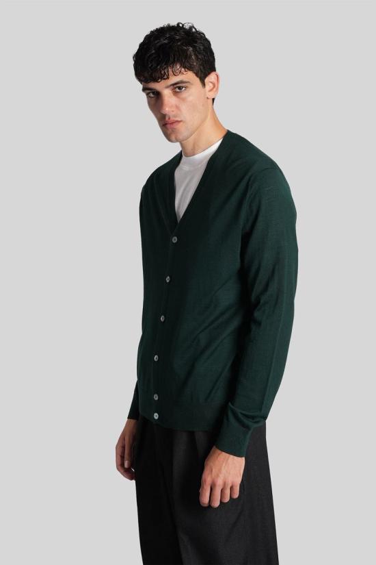 25FW 발렌타인 가디건 427704 B2K001 16W02 GREEN - BALLANTYNE