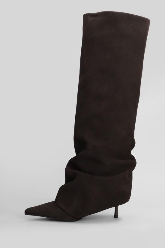 25FW 레실라 부츠 425604 4296C080BXPPPOW BROWN - LE SILLA