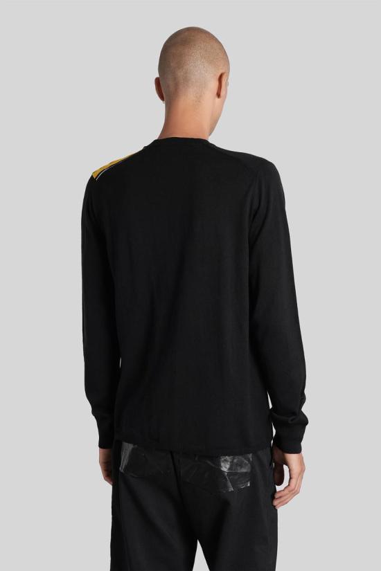 25FW 꼼데가르송 스웨터 426276 FP N003 W25 Black - COMME DES GARCONS