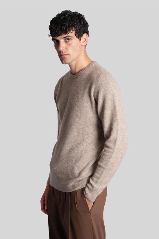 25FW 로베르토 콜리나 스웨터 427360 253M32001 Brown - ROBERTO COLLINA