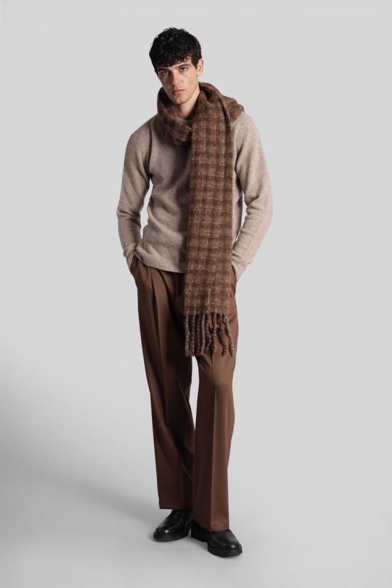 25FW 로베르토 콜리나 스웨터 427360 253M32001 Brown - ROBERTO COLLINA