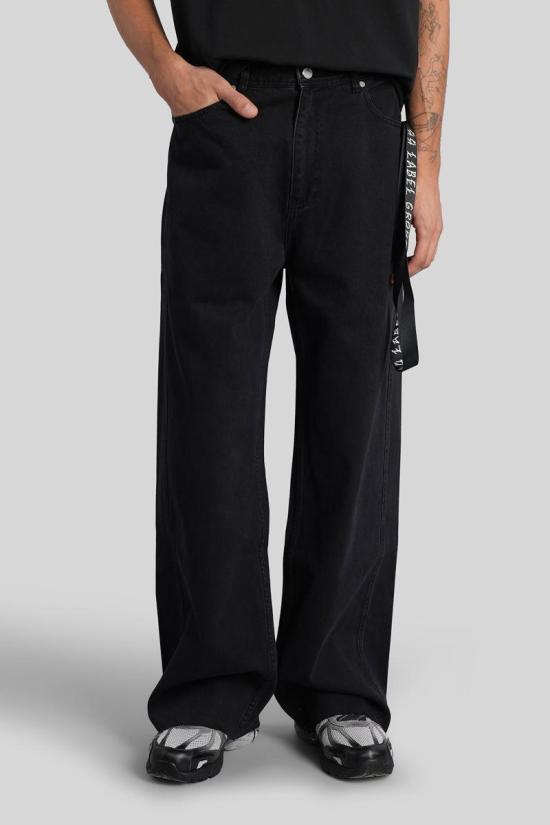 25FW 44레이블 데님 팬츠 428310 B0030574FA577 Black