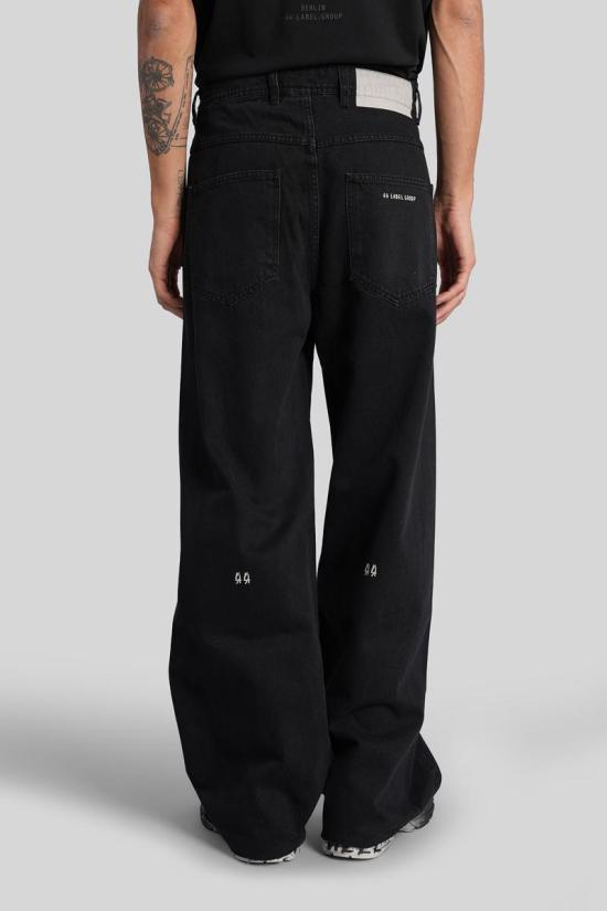 25FW 44레이블 데님 팬츠 428310 B0030574FA577 Black - 44 LABEL
