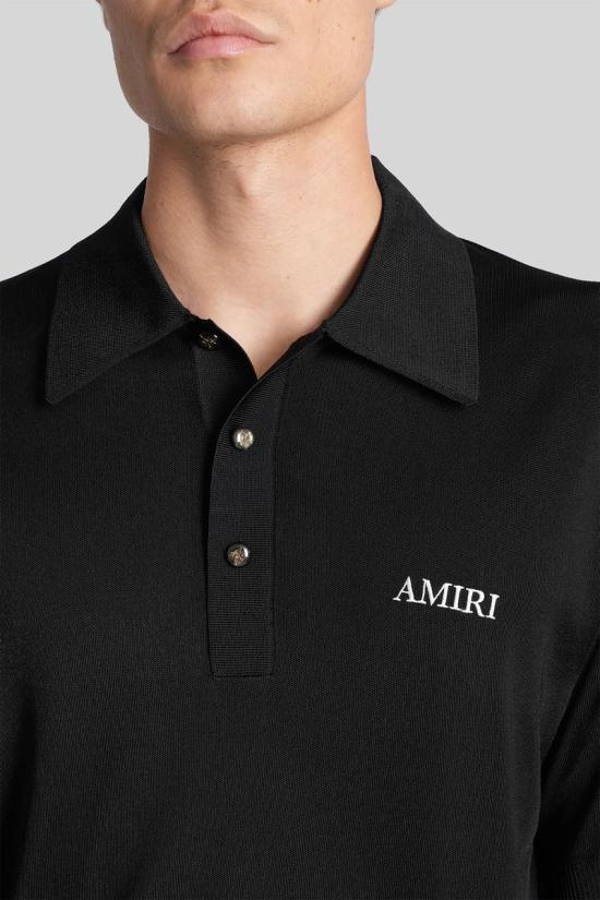 25FW 아미리 긴팔 셔츠 424341 AMKNPO1067 Black - AMIRI