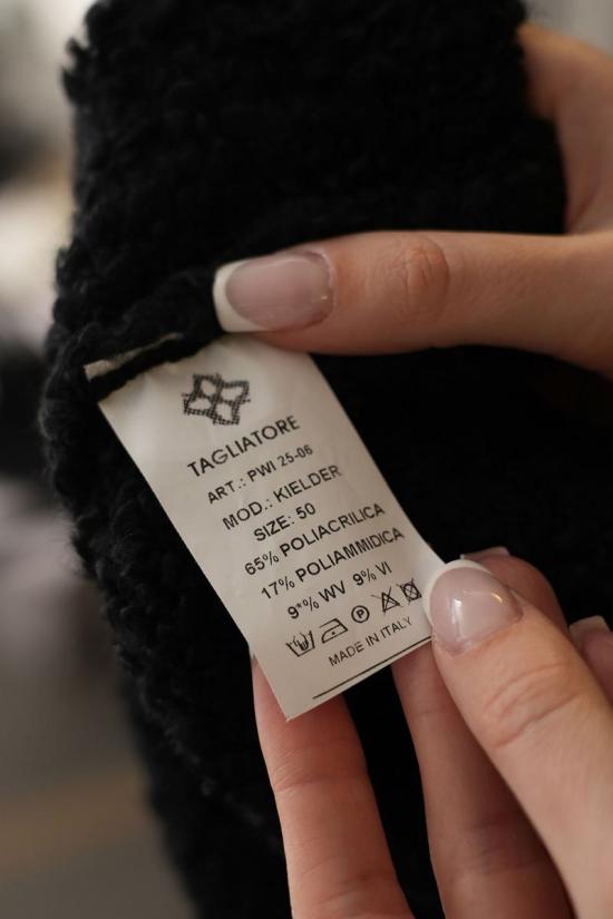 25FW 딸리아토레 스웨터 424974 PWI25 0625I397 Black - TAGLIATORE