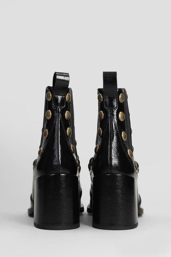 25FW 치에 미하라 부츠 424563 NUZAI P Black - CHIE MIHARA