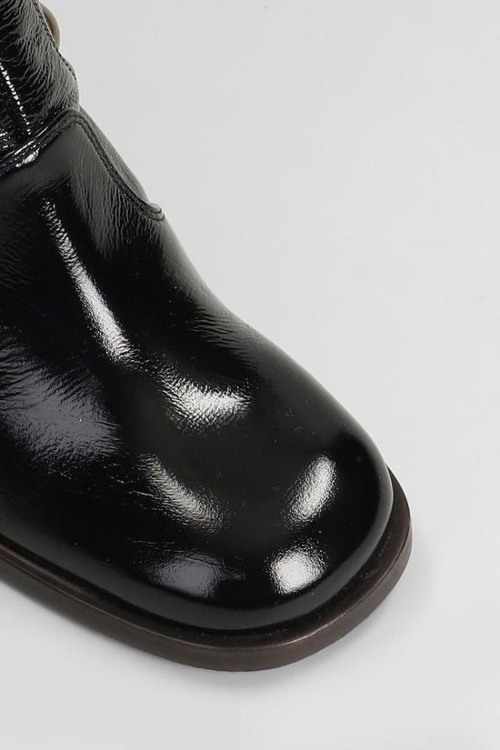 25FW 치에 미하라 부츠 424563 NUZAI P Black - CHIE MIHARA