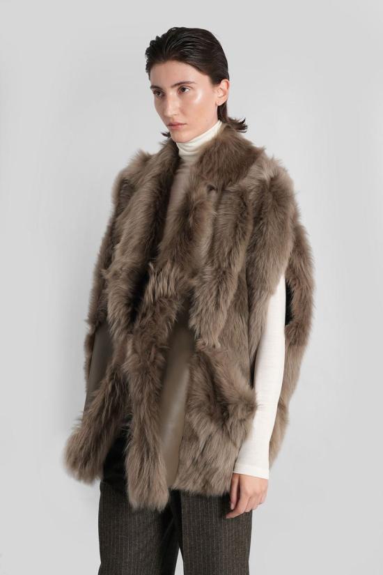 25FW 블랑샤 무톤 424630 25021 300 GREY - BLANCHA