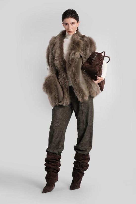 25FW 블랑샤 무톤 424630 25021 300 GREY - BLANCHA