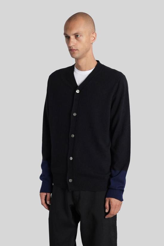 25FW 꼼데가르송 가디건 424926 FZ N109 PER Black - COMME DES GARCONS