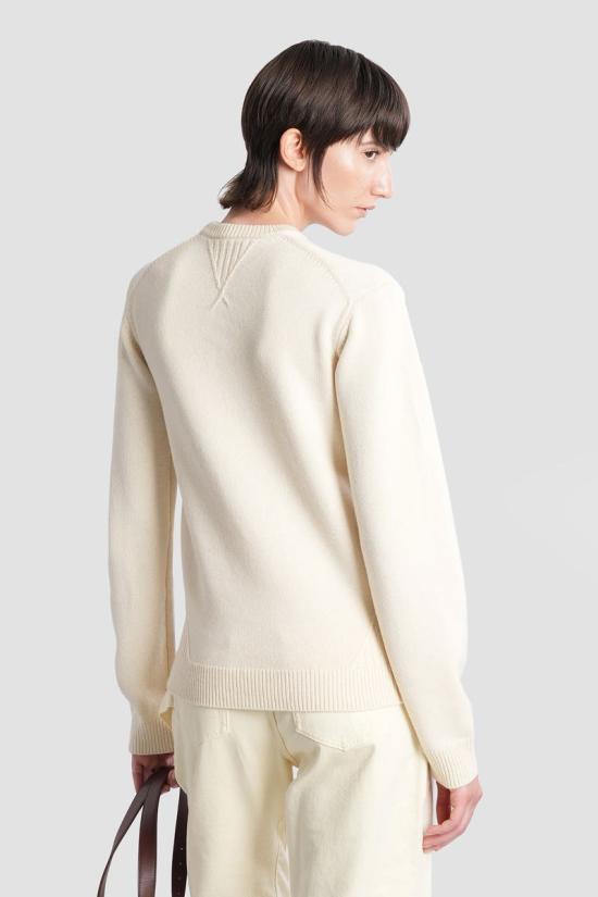 25FW JW앤더슨 스웨터 423311 KW1495YN0383 Beige - JW ANDERSON