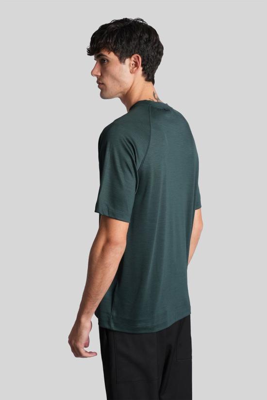 25FW 에르메네질도제냐 반팔 티셔츠 429156 UG328A2 GCT706 GREEN - ERMENEGILDO ZEGNA