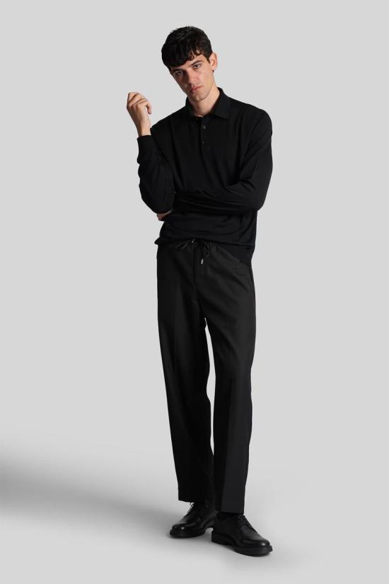 25FW 에르메네질도제냐 긴팔 셔츠 428131 UGM00A2 132 Black - ERMENEGILDO ZEGNA