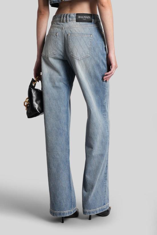 25FW 발망 데님 팬츠 428164 FF1MI060DF79 BLUE - BALMAIN