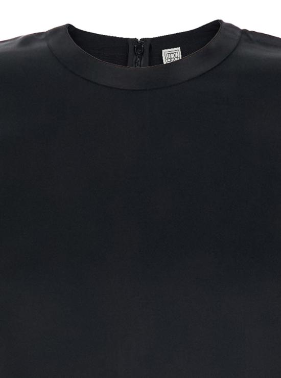 26SS 토템 롱 원피스 261WRD0275FB0546001 Black - TOTEME