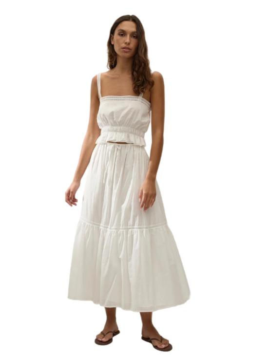  페이스풀더브랜드 미디 스커트 페이스풀 더 브랜드 벤타 - FAITHFULL THE BRAND