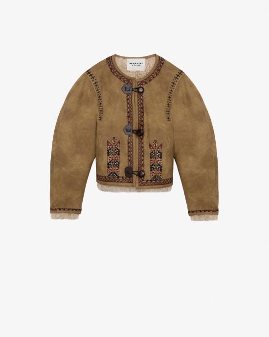 25FW 이자벨마랑 자켓 VE0515FAC3A02E50TA TAUPE DOM